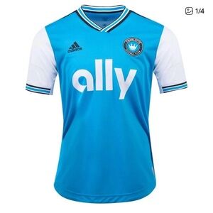 Adidas Charlotte FC MLS Home Ally Jersey Blue
